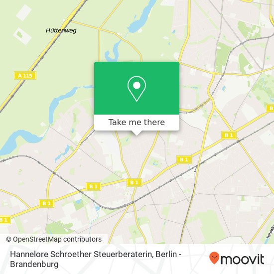 Карта Hannelore Schroether Steuerberaterin
