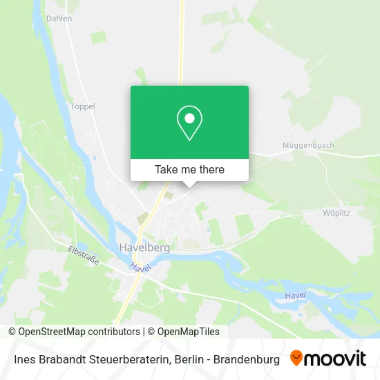 Карта Ines Brabandt Steuerberaterin
