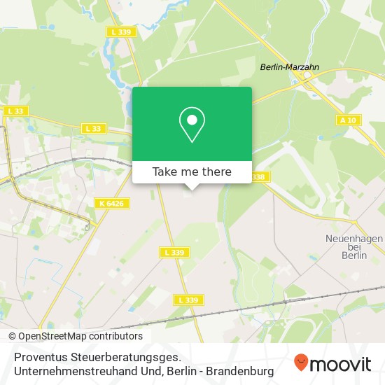 Proventus Steuerberatungsges. Unternehmenstreuhand Und map