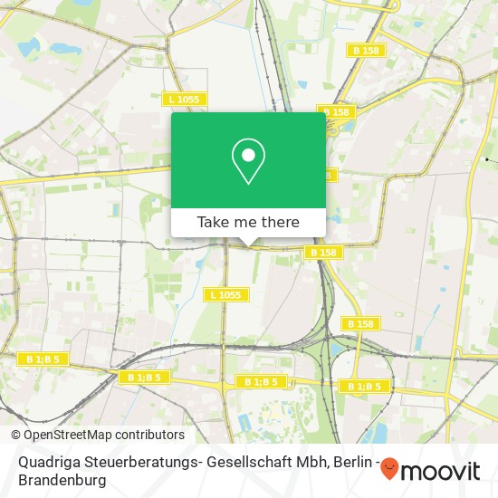 Quadriga Steuerberatungs- Gesellschaft Mbh map