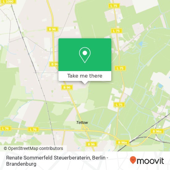 Карта Renate Sommerfeld Steuerberaterin