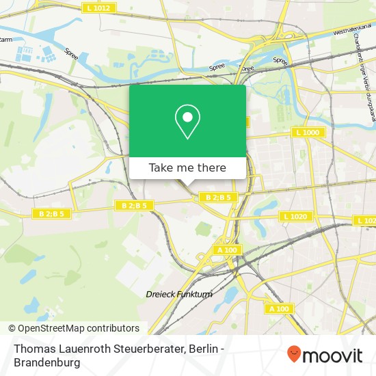 Thomas Lauenroth Steuerberater map