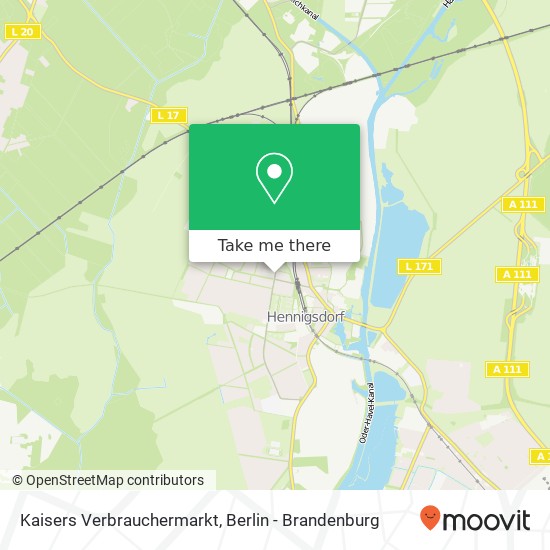 Kaisers Verbrauchermarkt map