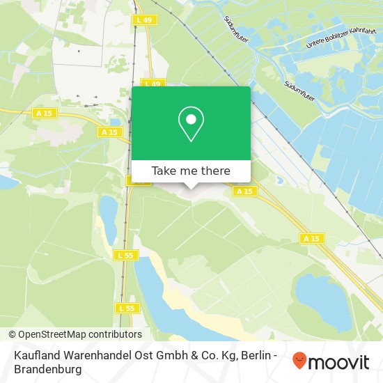 Kaufland Warenhandel Ost Gmbh & Co. Kg map