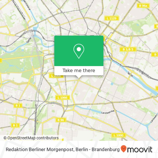 Redaktion Berliner Morgenpost map