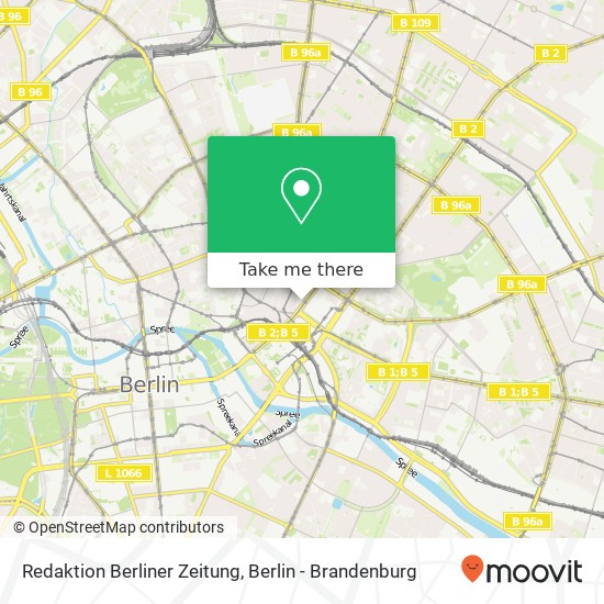 Redaktion Berliner Zeitung map