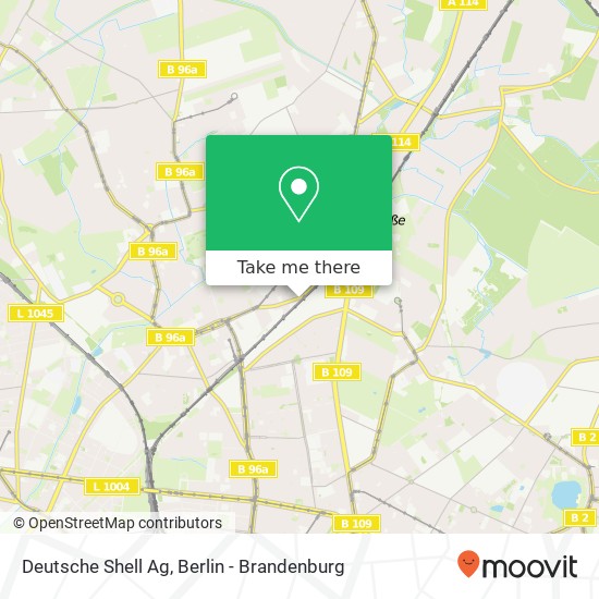 Deutsche Shell Ag map