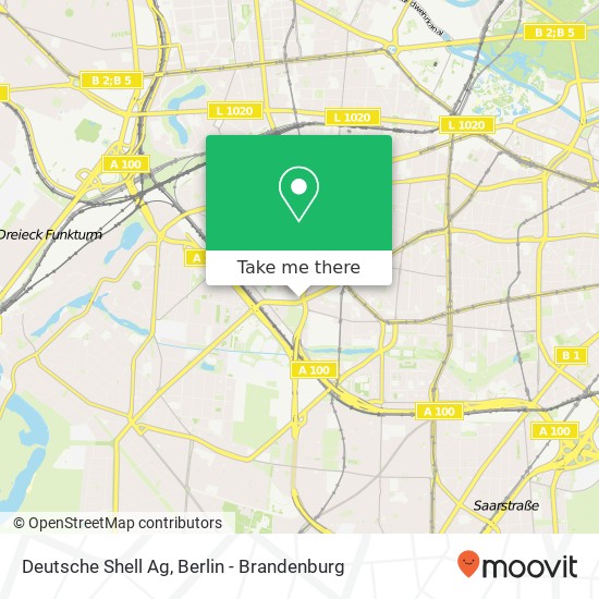 Deutsche Shell Ag map
