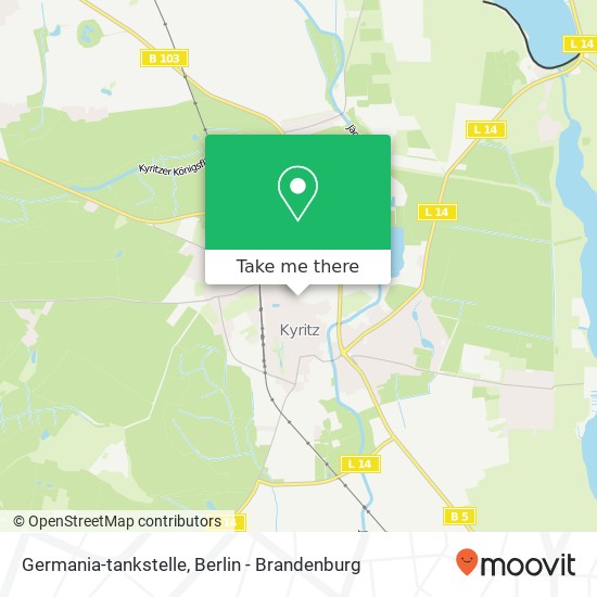 Карта Germania-tankstelle