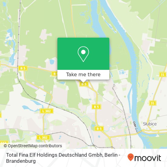 Total Fina Elf Holdings Deutschland Gmbh map