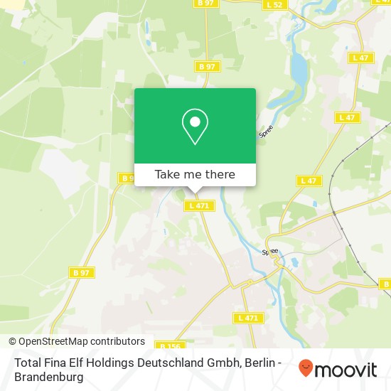 Total Fina Elf Holdings Deutschland Gmbh map