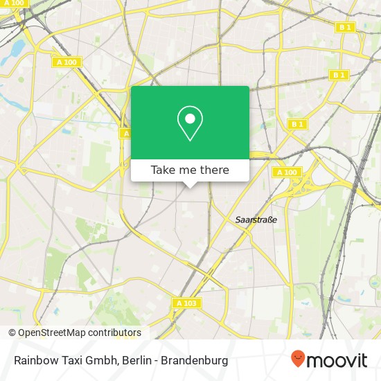 Rainbow Taxi Gmbh map