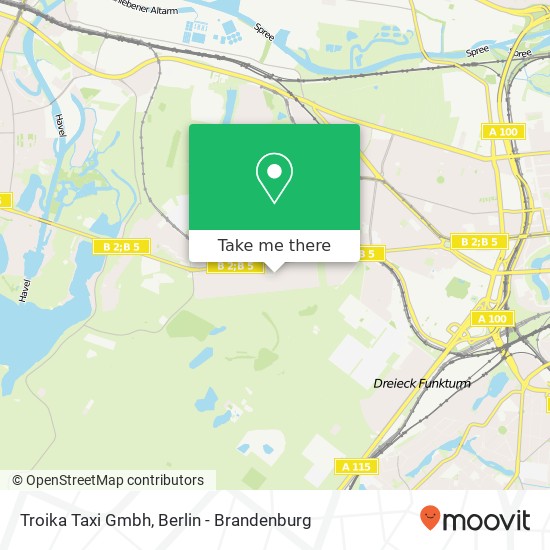 Troika Taxi Gmbh map