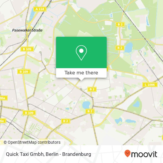 Quick Taxi Gmbh map