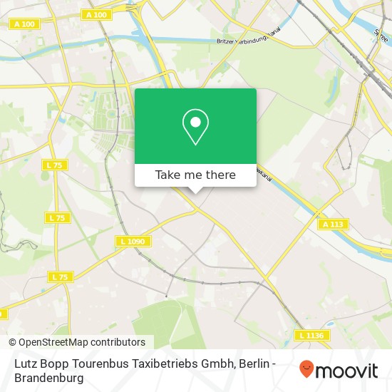 Карта Lutz Bopp Tourenbus Taxibetriebs Gmbh