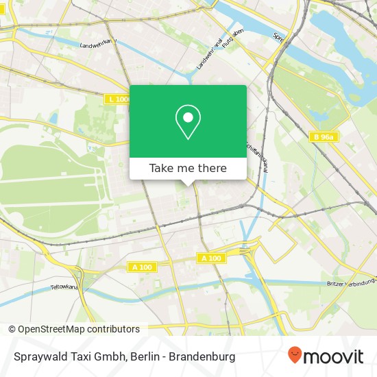 Spraywald Taxi Gmbh map