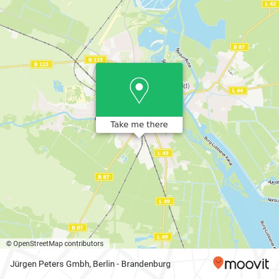 Jürgen Peters Gmbh map