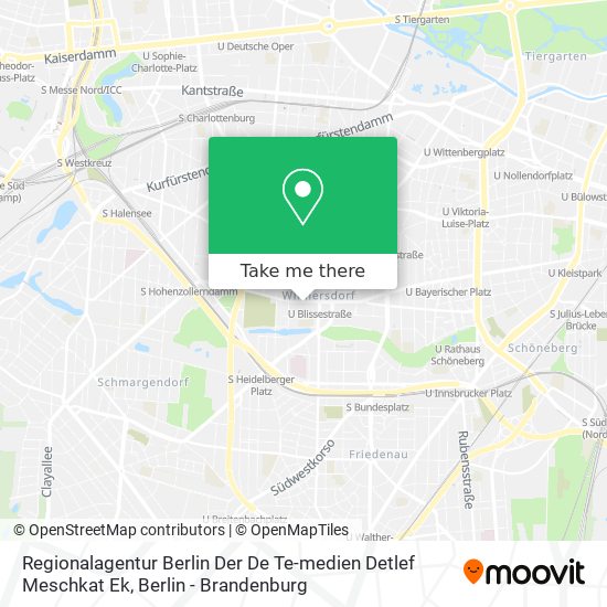 Карта Regionalagentur Berlin Der De Te-medien Detlef Meschkat Ek
