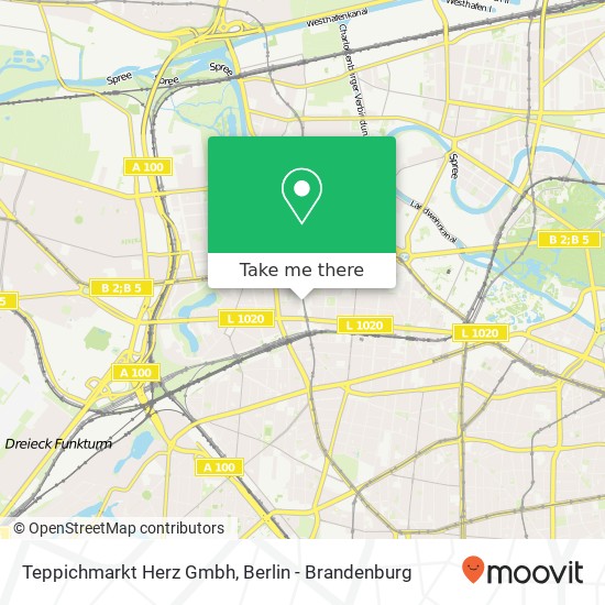 Teppichmarkt Herz Gmbh map