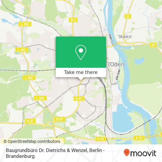 Baugrundbüro Dr. Dietrichs & Wenzel map