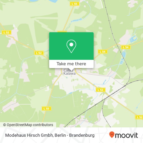 Modehaus Hirsch Gmbh map