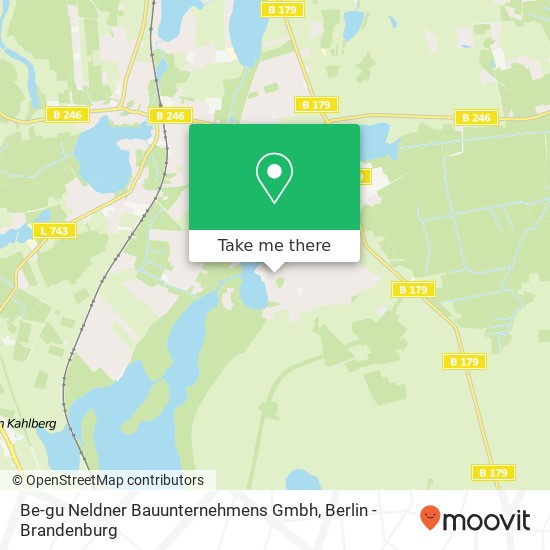 Be-gu Neldner Bauunternehmens Gmbh map