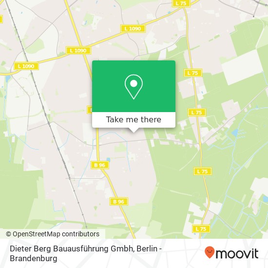 Карта Dieter Berg Bauausführung Gmbh