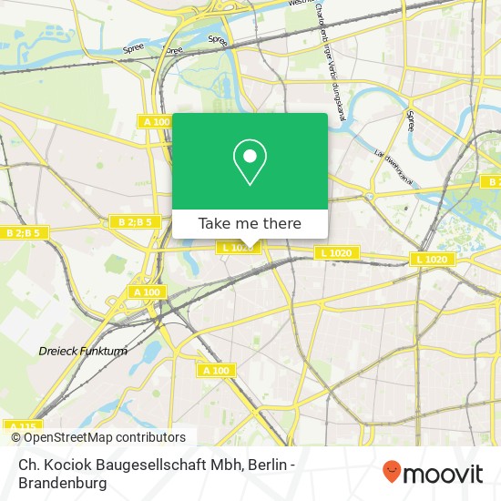 Карта Ch. Kociok Baugesellschaft Mbh
