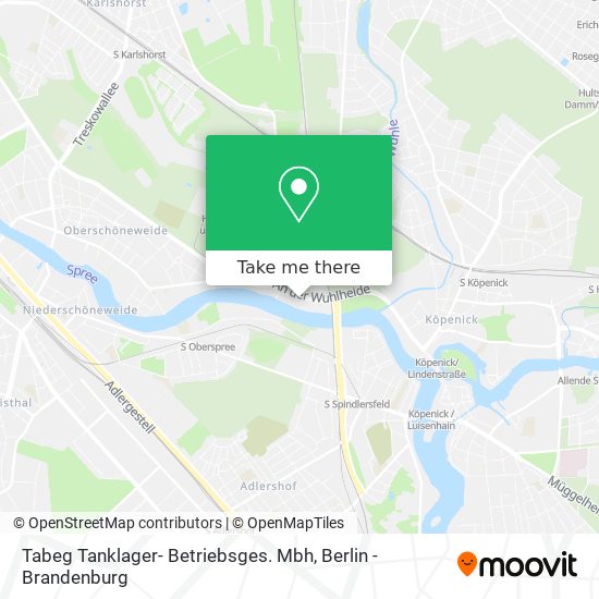 Tabeg Tanklager- Betriebsges. Mbh map