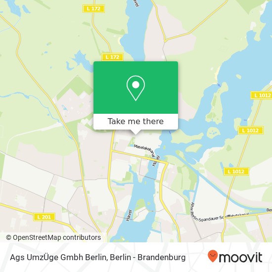 Ags UmzÜge Gmbh Berlin map