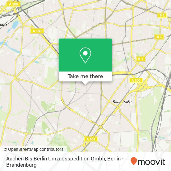 Aachen Bis Berlin Umzugsspedition Gmbh map