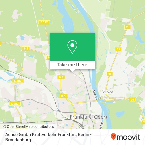 Achse Gmbh Kraftverkehr Frankfurt map