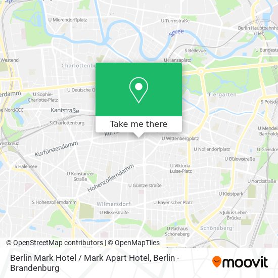 Карта Berlin Mark Hotel / Mark Apart Hotel