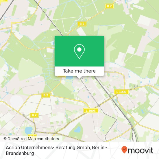 Acriba Unternehmens- Beratung Gmbh map