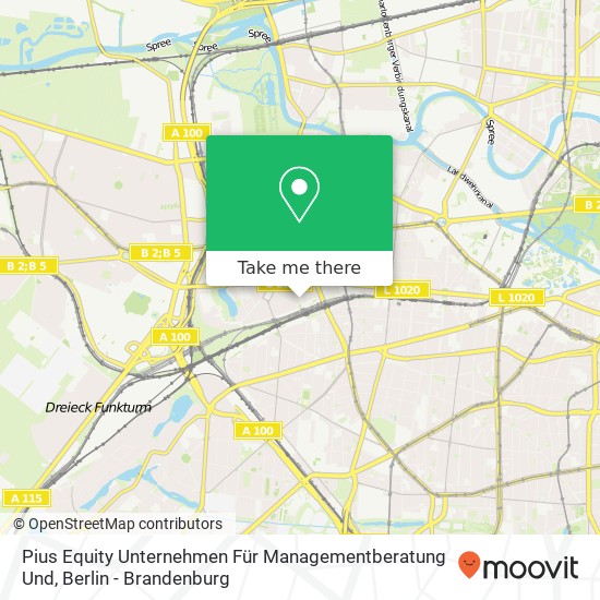 Карта Pius Equity Unternehmen Für Managementberatung Und