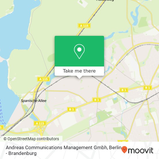 Карта Andreas Communications Management Gmbh