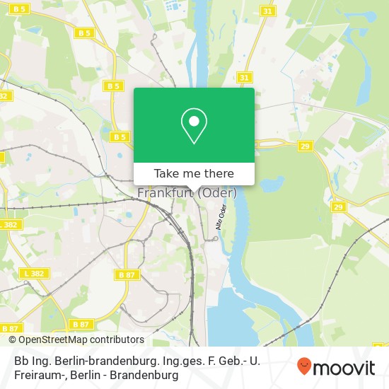 Bb Ing. Berlin-brandenburg. Ing.ges. F. Geb.- U. Freiraum- map