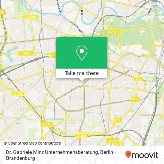 Dr. Gabriele Minz Unternehmensberatung map