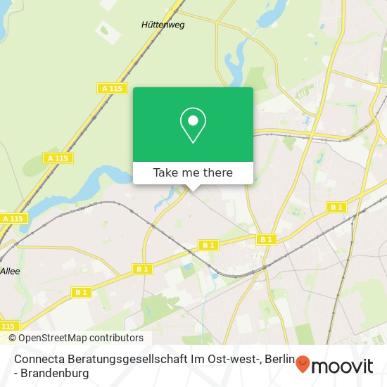 Connecta Beratungsgesellschaft Im Ost-west- map