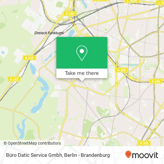 Büro Datic Service Gmbh map