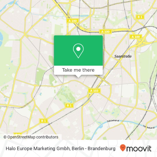 Halo Europe Marketing Gmbh map