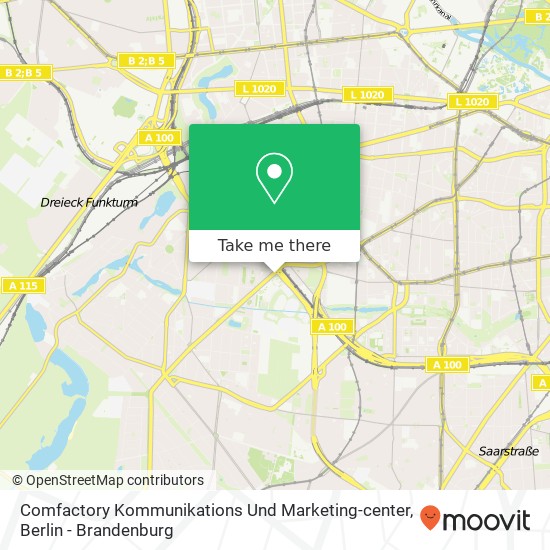 Comfactory Kommunikations Und Marketing-center map