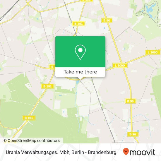 Urania Verwaltungsges. Mbh map