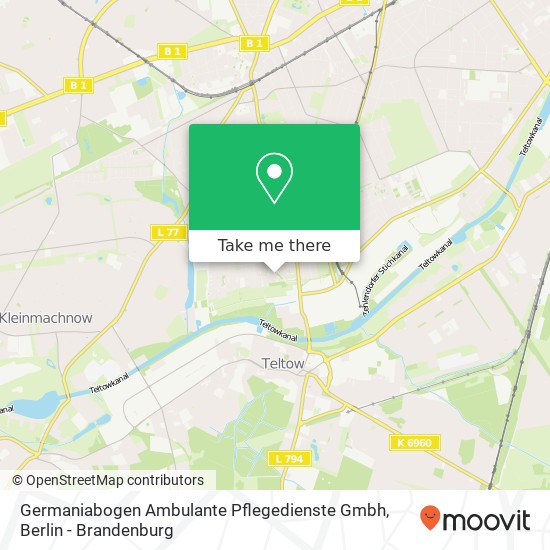 Germaniabogen Ambulante Pflegedienste Gmbh map