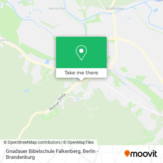 Gnadauer Bibelschule Falkenberg map