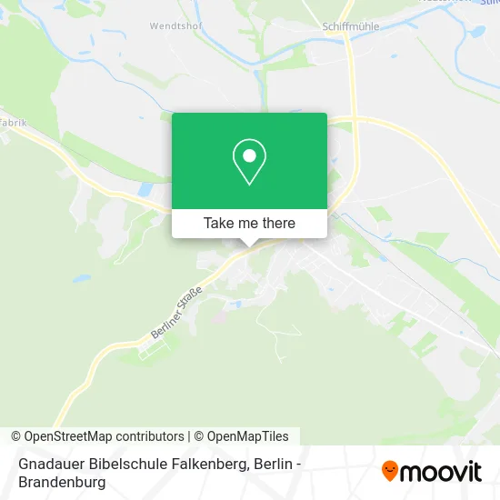 Gnadauer Bibelschule Falkenberg map