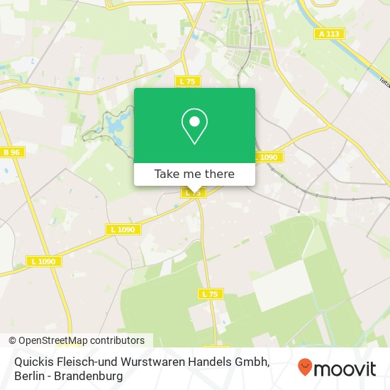 Quickis Fleisch-und Wurstwaren Handels Gmbh map