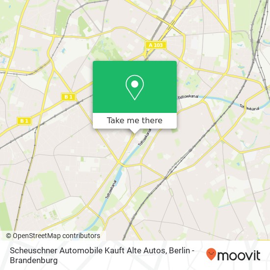 Карта Scheuschner Automobile Kauft Alte Autos