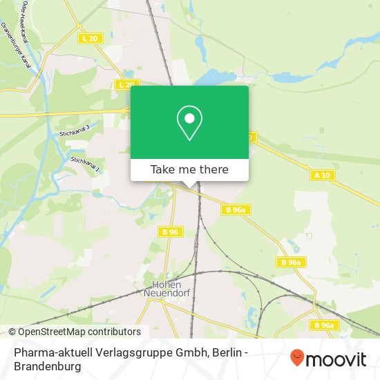 Карта Pharma-aktuell Verlagsgruppe Gmbh