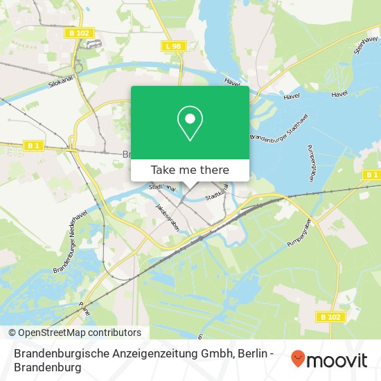 Brandenburgische Anzeigenzeitung Gmbh map